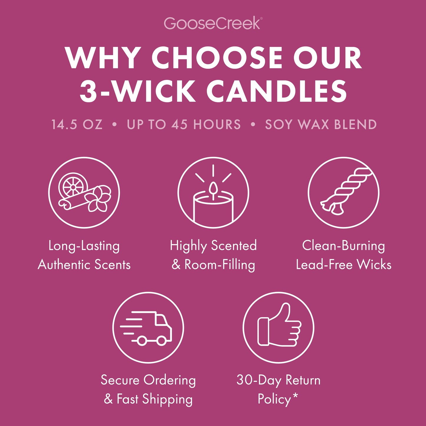 Tuscan Vineyard 3-Wick Candle