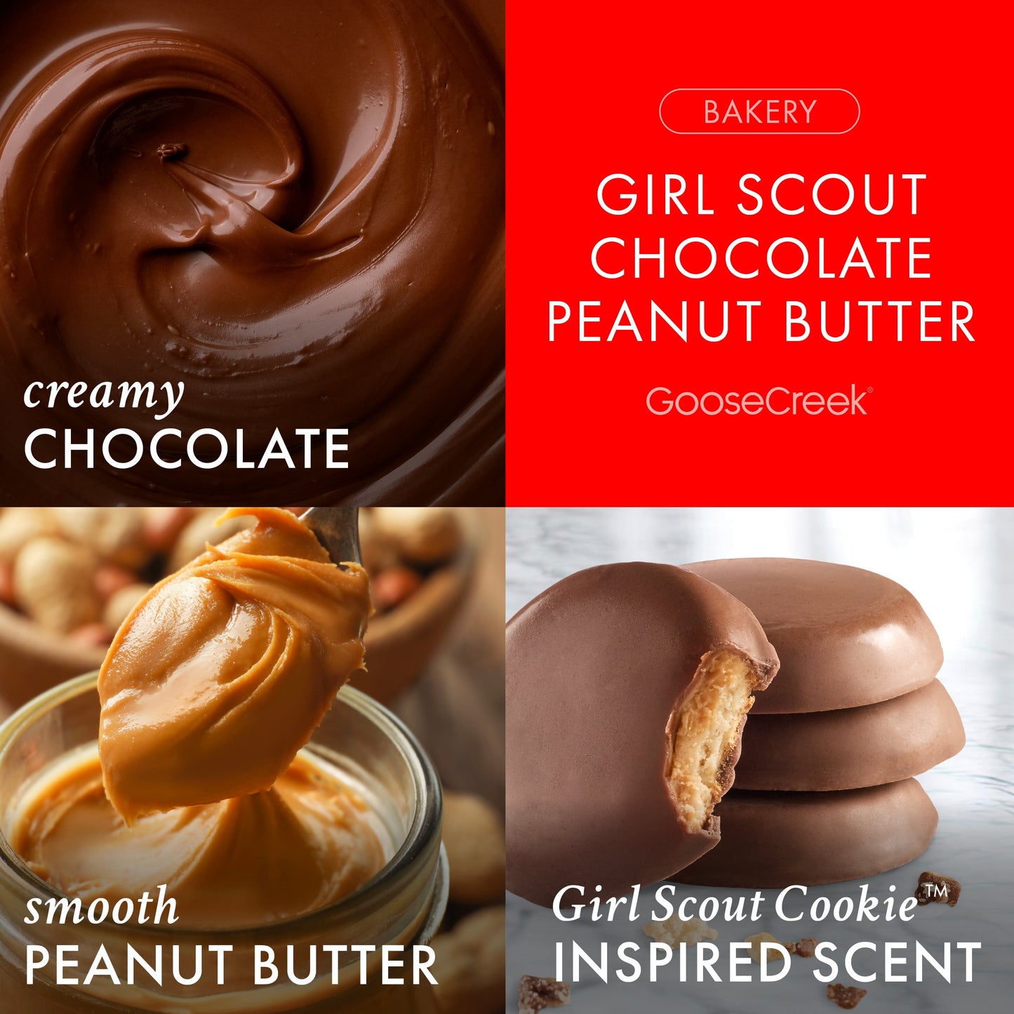 Girl Scout Chocolate Peanut Butter 3-Wick Candle