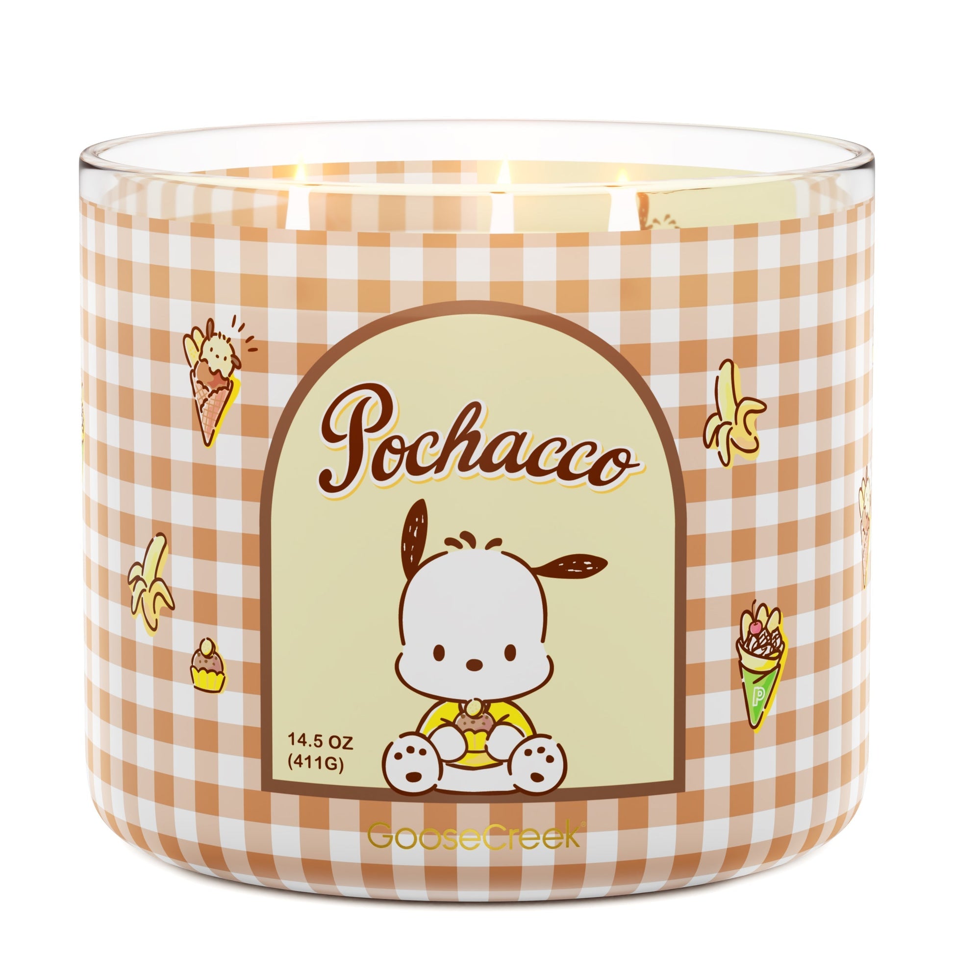 Pochacco Hello Kitty 3-Wick Candle