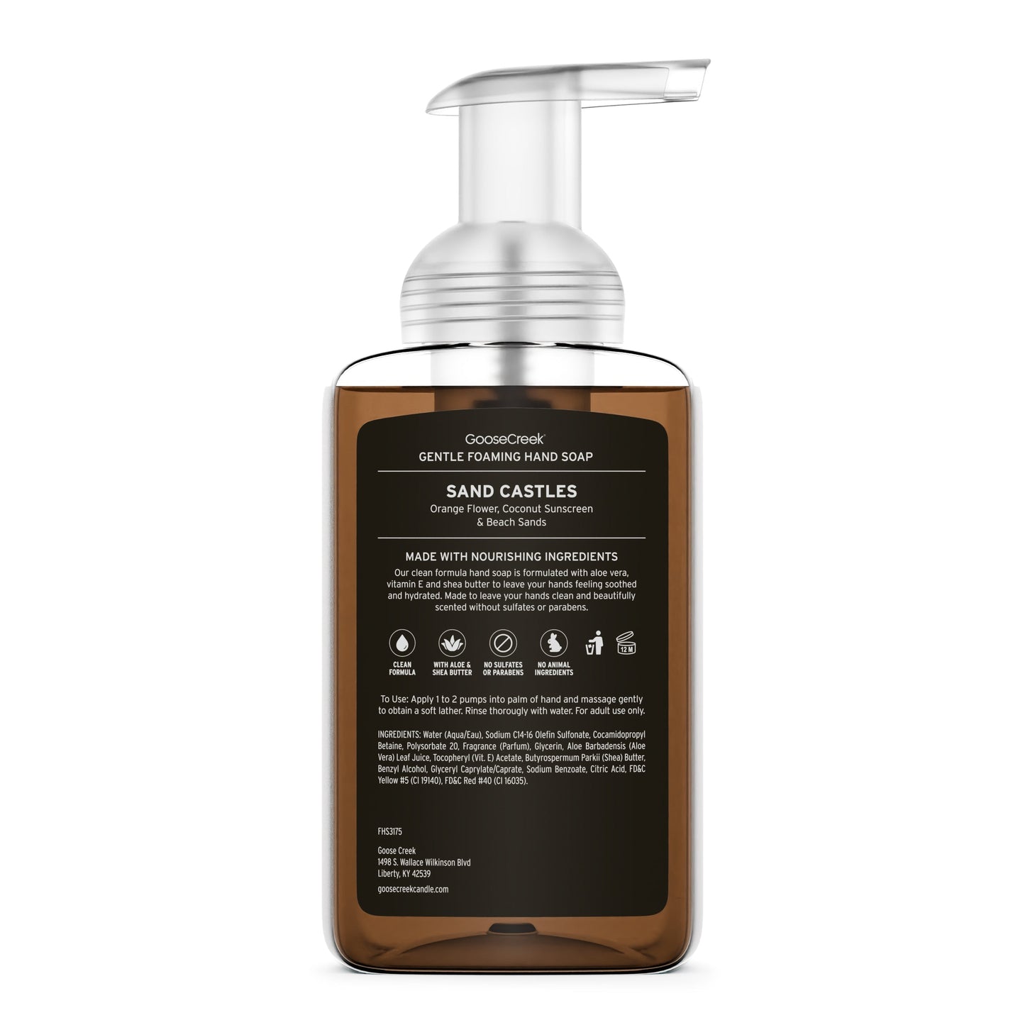 Sand Castles Lush Foaming Hand Soap