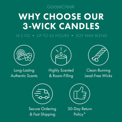 Soothing Aloe & Watermint 3-Wick Candle