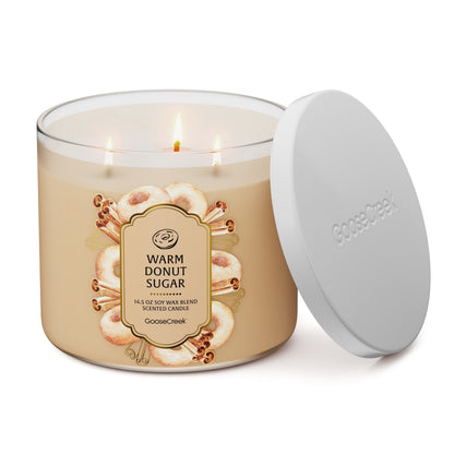 Warm Donut Sugar 3-Wick Candle