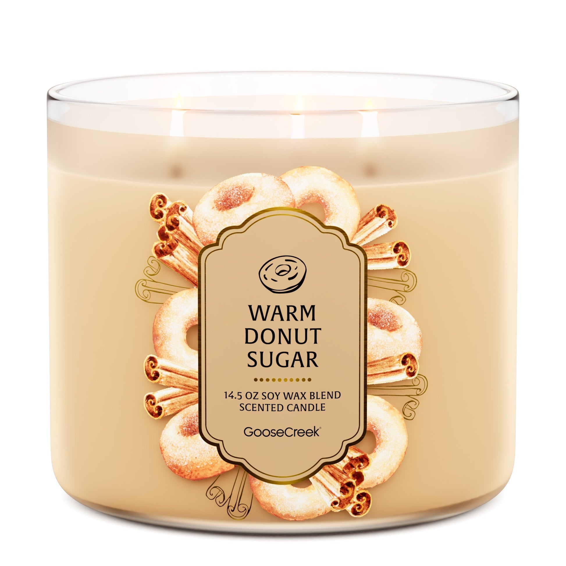 Warm Donut Sugar 3-Wick Candle