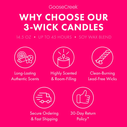 Watermelon Hibiscus 3-Wick Candle